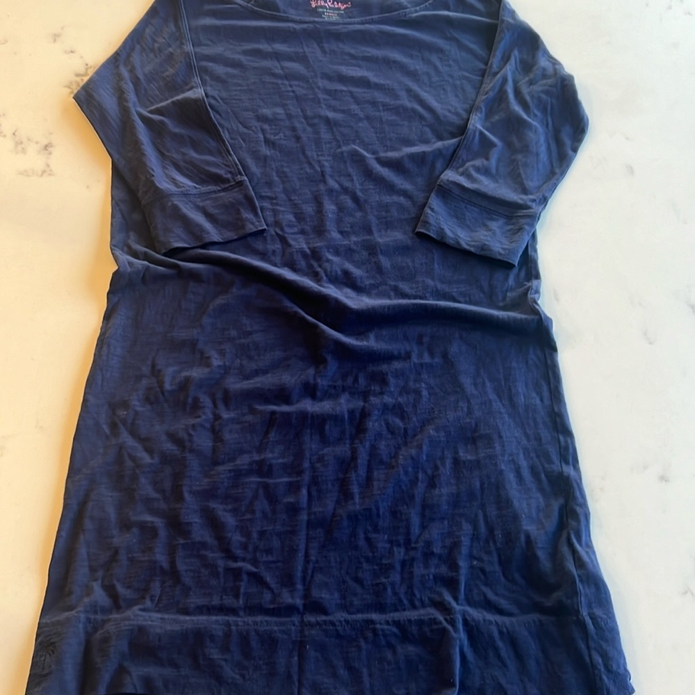 Lilly Pulitzer Cotton Boatneck Mini Dress